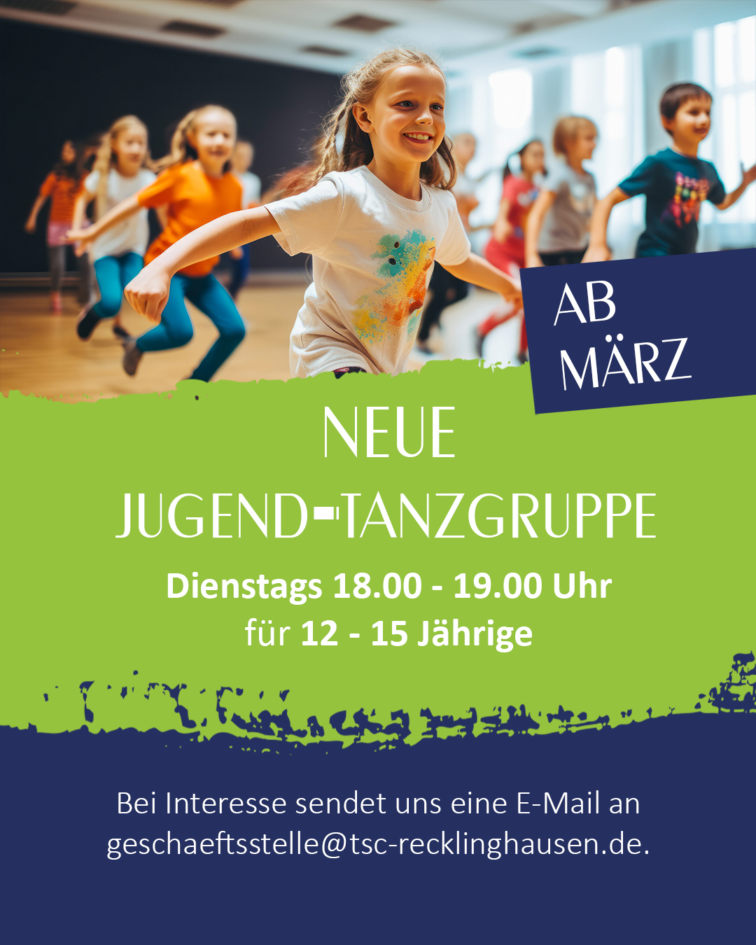 Neue Tanzgruppe für Teenies von 12-15 Jahren - TSC Recklinghausen